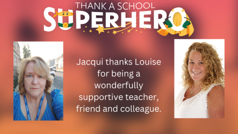 Louise is a superhero teacher!