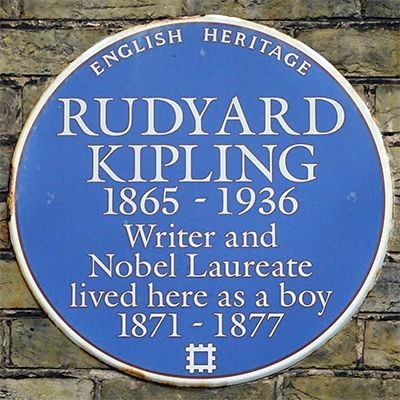 Rudyard Kipling Blue Plaque
