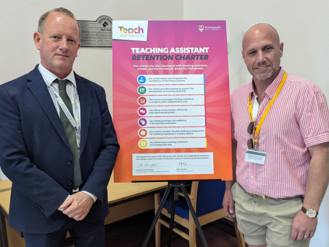 City leaders unveil teaching assistant retention charter